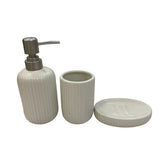 Juego  de baño 3pz 400ml 23.5x18.5x